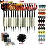 Jeu de fl�chettes 14 fl�chettes souples avec 42 vols 120 pointes de fl�chettes en plastique de