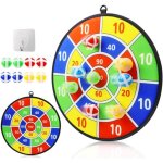 Jeu de flchettes klett avec 8 balles scurit assure pour enfants parfait pour lintrieur et lextrieur ...