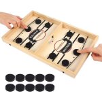 Jeu de hockey avec lance - pierre jeu de table drle avec palet rapide en bois jeu de socit interactif ...