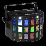 Jeu de lumi�re 2 - en - 1 derby stroboscope dynamique - algam lighting lal helios - ii