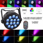 Jeux de lumiere dj - uking lumi�res de f�te 9 led rgbw avec t�l�commande - dmx pour concert bar disco ...