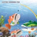 Jeu de pche pour enfants avec canne  pche et ensemble de jouets de pche ralistes pour piscine  ...