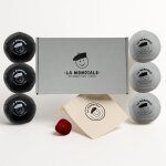 Jeu de ptanque la mondiale kit 6 boules + cochonnet pour enfant & adulte - intrieur / extrieur