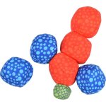 Jeu de pétanque ocean 5 extreme boule motif pois rouge / bleu Jeu de pétanque ocean 5 extreme boule motif pois rouge / bleu