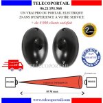 Jeu de photocellules infrarouge universelles pour motorisation de porte et portail