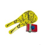 Jeu de plage - too beach - topkari - 2 raquettes en bois - 1 balle en caoutchouc - mixte