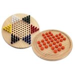 Jeu de plateau - aquamarine games - dames chinoises et solitaire - design fonctionnel - mixte Jeu de plateau - aquamarine games - dames chinoises et solitaire - design fonctionnel - mixte