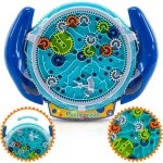 Jeu de puzzle labyrinthe pour enfants - swapy - vaisseau spatial - deux boules en acier - 206x163x01 ...