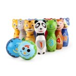 Jeu de quilles relaxdays pour enfants 10 quilles 2 boules animaux d�s 3 ans int�rieur et ext�rieur set ...