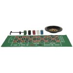 Jeu de roulette casino avec 100 jetons + roulette + râteau et tapis de jeu inclus Jeu de roulette casino avec 100 jetons + roulette + râteau et tapis de jeu inclus