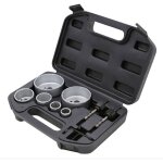 Jeu scies de cloche ensemble doutils 9 pices perceuse carreaux carrelage trpan de forage couronne - ...