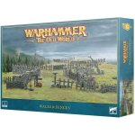 Jeux de soci�t� - games workshop - warhammer tow - murs et cl�tures - gris / vert - pi�ces sculpt�es ...