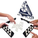 Jeu de soci�t� triominos - bizak - dominos triangulaires - 2 � 4 joueurs - � partir de 6 ans - 30 min ...