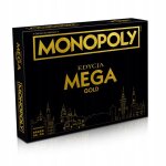 Jeu de socit - winning moves - monopoly mega gold - dition deluxe - plateau xl - rgles varies