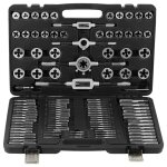 Jeu de tarauds et filires - duoku - 110 pices - mtriques m2 - m18 outils de filetage en acier  roulement ...