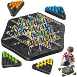 Jeu de triangle en chanejeu de socit triglejeu dchecs triangulaire amusantchecs triangulaires en ...