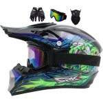 Jeunesse casque de moto casques de cross casque cycliste pour enfants casque motocross dirt bike atv ...