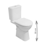 Jika (groupe roca) cuvette seule  poser pour wc deep pmr setjika - pmr - h (h8236160000001)