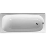 Jika (groupe roca) riga baignoire droite 160 x 70 cm en acier maill blanc (h2340600000001)