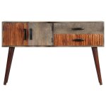 Jills - console meuble - charge 20 kg - table console - vidaxl - gris 120x35x75cm - bois de manguier ...