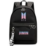 Jimin kpop bts sac dos bangtan garon cole sacoche voyage bandoulire jungkook - noir cartable