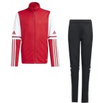 Jogging enfant - adidas - aerodry - rouge et noir - 100% recycl - respirant