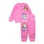 Jogging fille paw patrol stella everest ? ensemble rose polaire chaud 2 - 8 ans - - rose