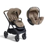 Joie - poussette duo signature finiti + sige auto i - level pro sandstone