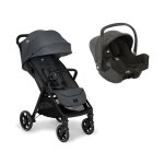 Joie - poussette duo parcel lx ebony + sige - auto gr0 + i - snug 2 shale