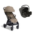 Joie - poussette duo parcel lx sandstone siege - auto gr0 i - snug 2 shale joie