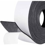 Joint adhsif en bande disolation phonique pour fentre porte garage douche 50mm x 3mm x 5 m joint anti ...