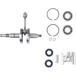 Joint dhuile de roulement de manivelle et kit de segments de piston 37mm pour moteur trononneuse stihl ...
