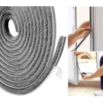Joint isolant porte et fen�tre 10 m � 9 mm � 5 mm auto - adh�sif - gris