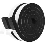 Joint dtanchit - xvx - mousse caoutchouc - 30mm x 10mm x 2m - pack de 2 rouleaux - noir