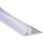 Joint de porte de bain paroi de douche joint de fentre incurv forme droite ou caoutchouc verre bas mto ...