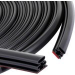 Joint caoutchouc boudin 6 m 10�10 mm adh�sif - �tanch�it� portes & fen�tres noir