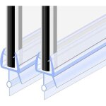 Joint de porte de douche en une pice 70cm 2pcs pour verre 4 - 6mm joint de douche barrire pliante joint ...