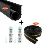 Joint de porte de garage - vevor - 488 m - kit de joint de seuils dtanchit universel pour bas de porte ...