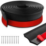 Joint de seuil universel pour porte de garage 3m - �tanch�it� caoutchouc mousse avec clous