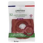 Joints universels pour bocaux - le pratique - rondel x32 - �85 mm - 32 pi�ces - r�sistance st�rilisation ...