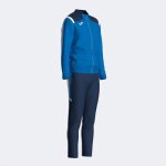 Joma surv�tement toledo homme bleu - ensemble 2 pi�ces sweat � capuche & pantalon respirant