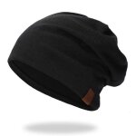 Joomouney bonnet homme femme chaud peluche automne hiver chapeau slouch chapeaux doux et confortable ...