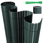 Joparri canisse pvc pour jardin balcon terrasse balcon clture brise - ventvert 300x90cm canisse