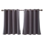 Jormftte rideaux de fentre courts rideau occultant pour fentres thermiques label