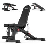 Banc de musculation - joroto - multi - positions 4 en 1 - repose - jambes r�glable - capacit� 800 kg