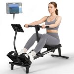 Rameur dappartement - joroto - mr10b - 12 niveaux - pliable (gain 70%) - �cran lcd bluetooth - 120 kg ...