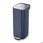 Joseph joseph porta 40 l, poubelle  pdale facile  vider, filtre anti mauvaises odeurs, bleu nuit (30122) ...
