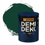 Jotun - peinture bois lasure opaque pour extrieur et intrieur satine - demi dekk ultimate - ral 6005 ...