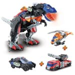 Jouet 4 en 1 - vtech - mega t - rex - effets sonores - led - 3 ans et plus