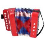 Jouet accordéon pour enfants 7 touches petit instrument de musique accordéon éducatif pour enfants Jouet accordéon pour enfants 7 touches petit instrument de musique accordéon éducatif pour enfants